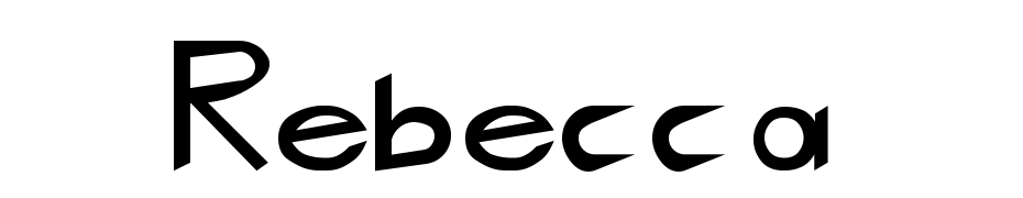 REBECCA Regular Font Download Free